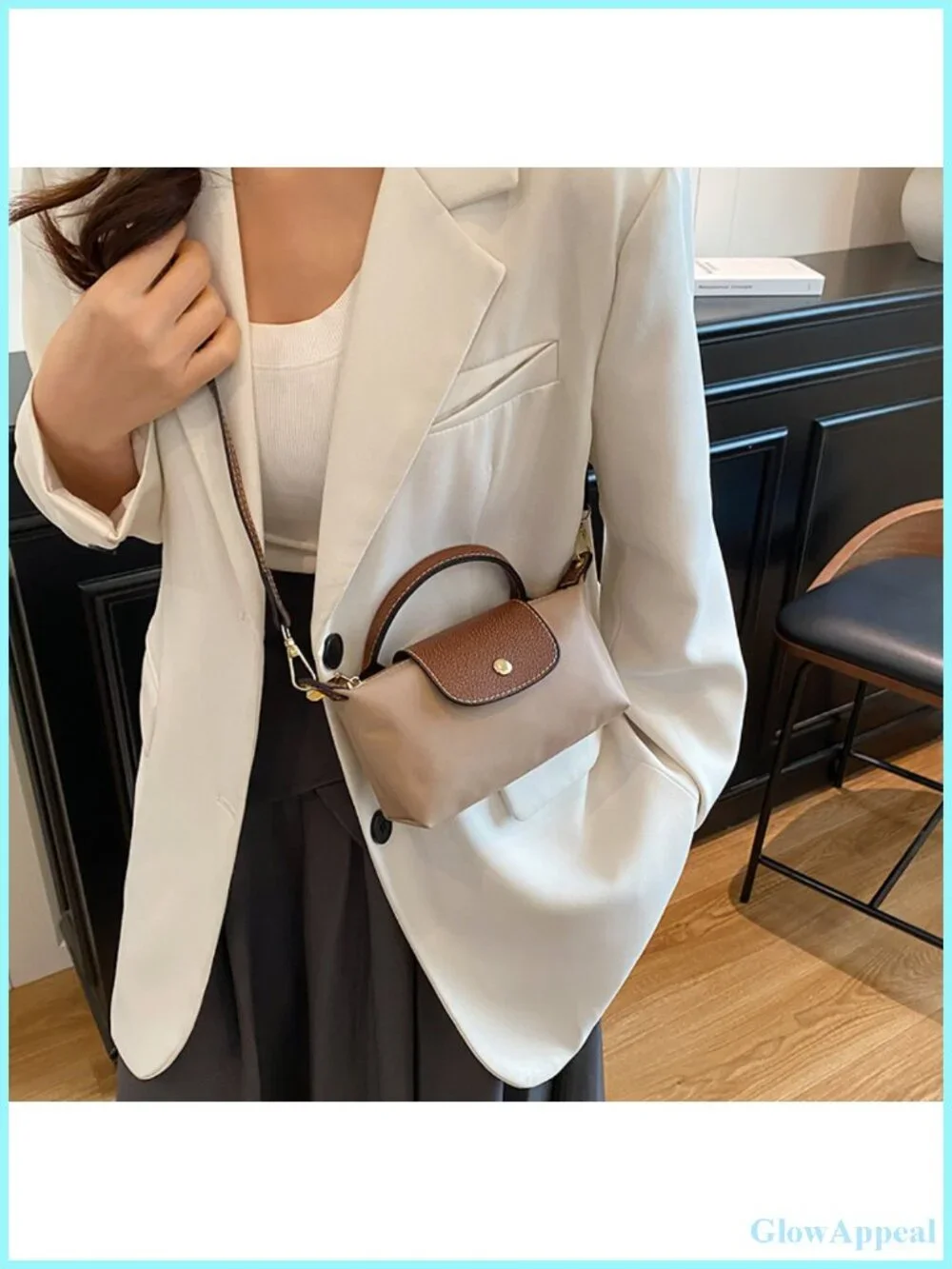 Mini Crossbody Bag Women Adjustable Strap Shoulder Purse Small Spacious Tote